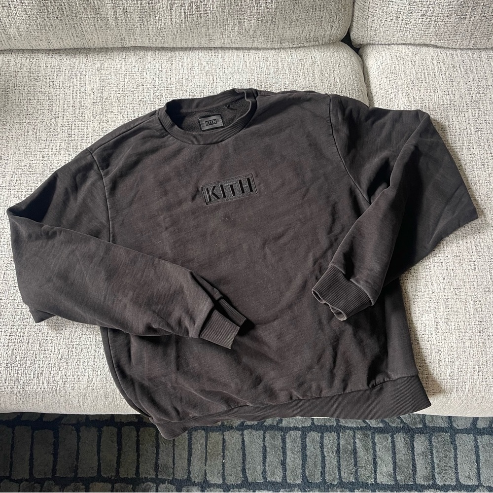 Kith Dark Gray Unisex Crewneck Sweatshirt - Size Medium